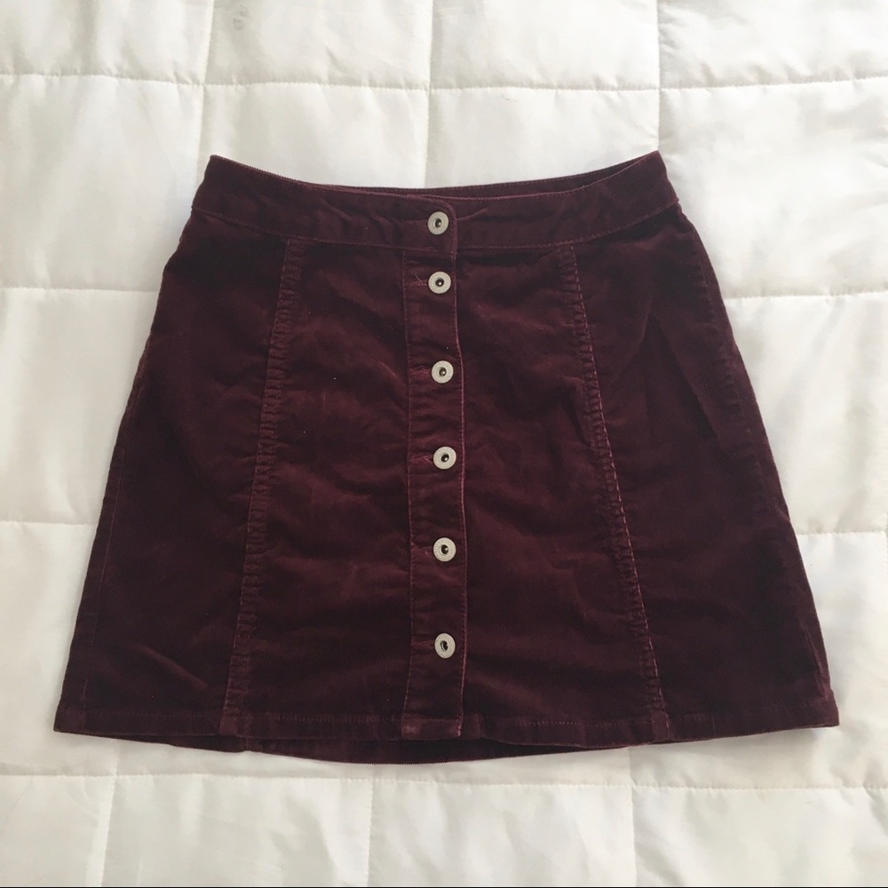 Velvet skirt